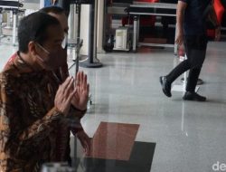 DISAMBUT FIRLI, JOKOWI TIBA DI KPK