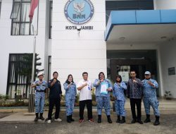 BNN KOTA JAMBI DAN FORUM BELA NEGARA SEPAKAT BERKOLABORASI SIKAT NARKOBA