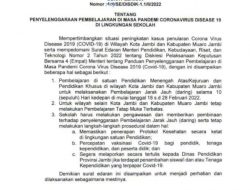 KASUS MELONJAK, PTM SMA DAN SMK DIHENTIKAN SEMENTARA