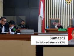 BENDAHARA KPU TANJABTIM SEBUT UANG TEMUAN ADALAH HASIL SUMBANGAN