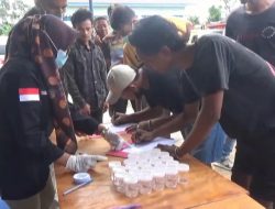 DI TES URINE, PETUGAS BNN TEMUKAN SOPIR TRUK BATUBARA POSITIF SABU