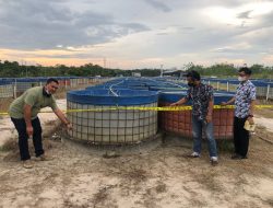 POLISI SITA PULUHAN KOLAM IKAN ASET PT. DHD