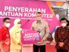 WALIKOTA FASHA SERAHKAN BANTUAN KOMPUTER UNTUK SMP ADHYAKSA I