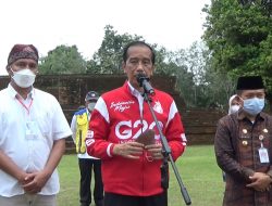 GUBERNUR AL HARIS DAMPINGI PRESIDEN RI KE CANDI MUARO JAMBI