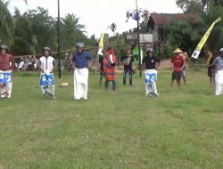WARGA DESA BAJUBANG GELAR PERLOMBAAN UNIK, MULAI DARI FUTSAL SARUNG HINGGA BALAP KARUNG
