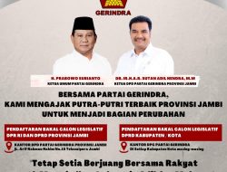 KABAR GEMBIRA, SAH INSTRUKSIKAN GERINDRA BUKA PENDAFTARAN BACALEG 2024