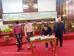 BUPATI BUNGO TERIMA MASUKAN DARI FRAKSI DPRD KAB. BUNGO