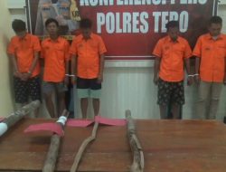 POLISI TETAPKAN 5 TERSANGKA PELAKU KERUSUHAN SUPORTER BOLA