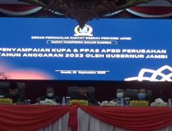 Belanja APBD Perubahan Pemprov Jambi Bertambah Rp. 129,58 Miliar