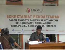 PENDAFTAR CALON PANWASCAM DI 4 KECAMATAN BELUM PENUHI KUOTA