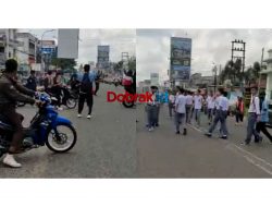 TELAH TERJADI TAWURAN DEKAT RUMAH KAPOLDA JAMBI