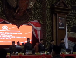 DPRD GELAR RAPAT PARIPURNA PERINGATAN HUT PROVINSI JAMBI