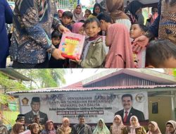 Bagikan Biskuit Gratis, SAH Sukses Tingkatkan Taraf Kesehatan Masyarakat