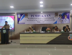 WAKIL WALIKOTA JAMBI  MAULANA BUKA PELAKSANAAN DIKLATPIM ADMINISTRATOR KOTA JAMBI