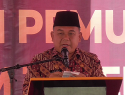 JELANG PEMILU 2024, SEKDA BUDHI HARTONO HADIRI SOSIALISASI DAN DOA BERSAMA