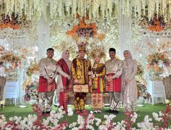 Resepsi Pernikahan Herpian dan Dea, Putra Sulung SAH Memakai Adat Bungo