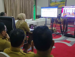 HARI PERTAMA KERJA PASCA LEBARAN, PJ WALIKOTA JAMBI LAKUKAN SIDAK ONLINE