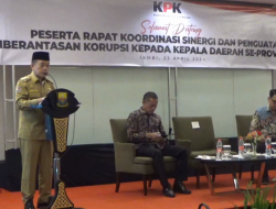 RAKOR PEMBERANTASAN KORUPSI, GUBERNUR AL HARIS SIAP PERKUAT KOLABORASI BERANTAS KORUPSI