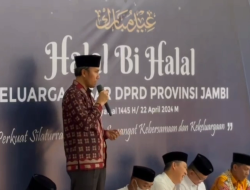 KELUARGA BESAR DPRD PROVINSI JAMBI GELAR HALAL BIHALAL