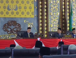 DPRD KOTA JAMBI DENGARKAN PIDATO PERDANA WALIKOTA MAULANA