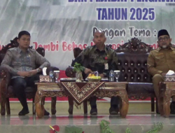 PENINGKATAN KAPASITAS DPRD, KETUA DAN WAKIL KETUA DPRD PROVINSI JAMBI HADIRI PENYULUHAN ANTI KORUPSI