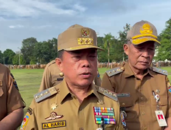 HARI PERTAMA KERJA ASN, GUBERNUR AL HARIS PIMPIN APEL DISIPLIN ASN LINGKUP PEMPROV JAMBI