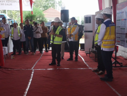 GUBERNUR JAMBI AL HARIS DAMPINGI KOMISI V DPR RI TINJAU PROYEK TOL