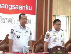 PELANTIKAN PENGURUS ORGANDA, BUPATI BBS HARAP ORGANDA JADI PELOPOR USAHA DI BIDANG TRANSPORTASI