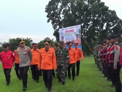 WASPADA KARHUTLA, BUPATI BBS PIMPIN APEL KESIAPSIAGAAN KARHUTLA