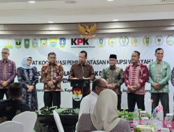 RAKOR BERSAMA KPK RI, BUPATI MUARO JAMBI BBS DUKUNG PENUH PEMBERANTASAN KORUPSI