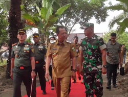 BUPATI MUARO JAMBI BBS APRESIASI TNI AD YANG BERSINERGI ATASI KESULITAN  AIR BERSIH