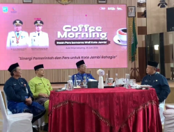 COFFE MORNING WALIKOTA DAN AWAK MEDIA, MAULANA PAPARKAN CAPAIAN 100 HARI KERJA