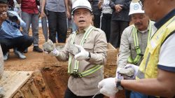 Gubernur Al Haris Letakkan Batu Pertama Pembangunan RSUD Bukit Tengah Kerinci