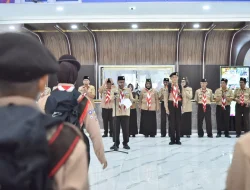 Walikota Jambi Maulana Lepas 51 Perserta Kontingen Kwarcab Pramuka Kota Mengikuti Jambore Daerah 2026